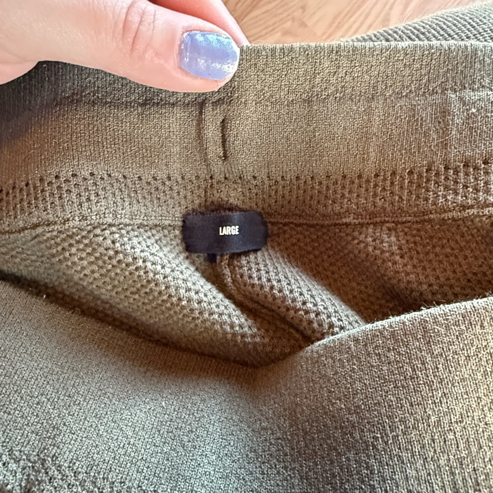 RAPHA Pro Team Transfer Sweatpants in Green Olive, Men's Size Large - Picture 7 of 7